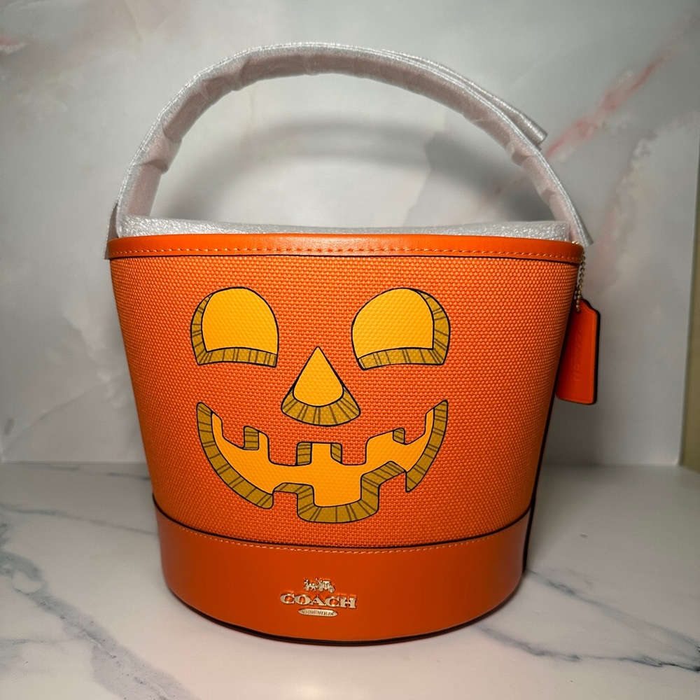 COPY - Coach Trick or Treat Bucket Bag Halloween Pumpkin